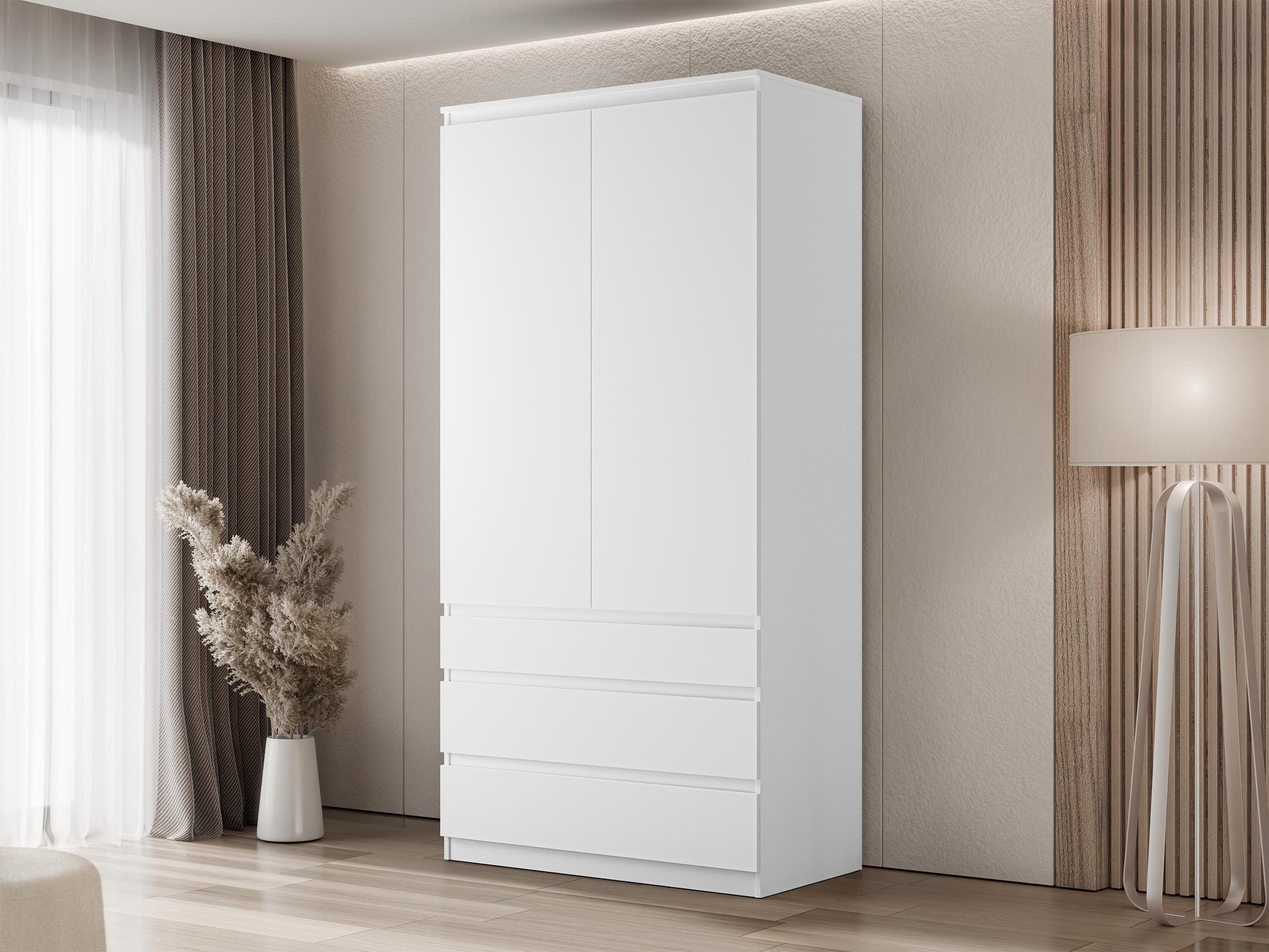 Kleiderschrank Comfivo Structor (Weiß)