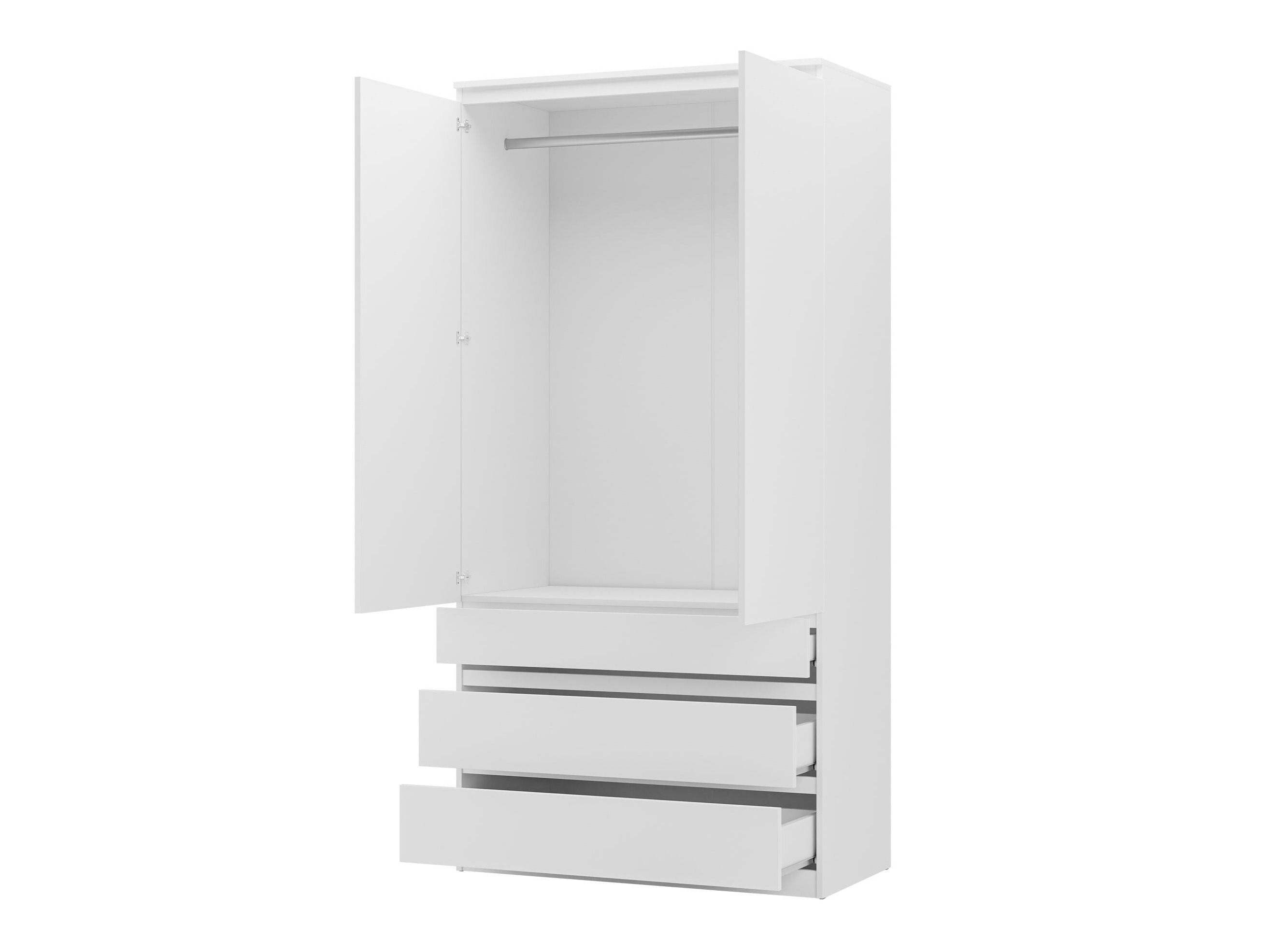 Kleiderschrank Comfivo Structor (Weiß)