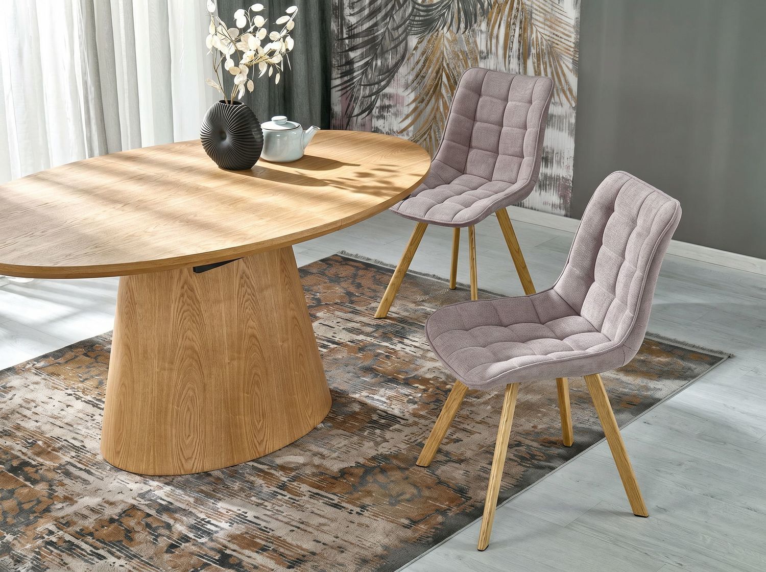 Stuhl Houston 739 (Grau + Hellbraun)