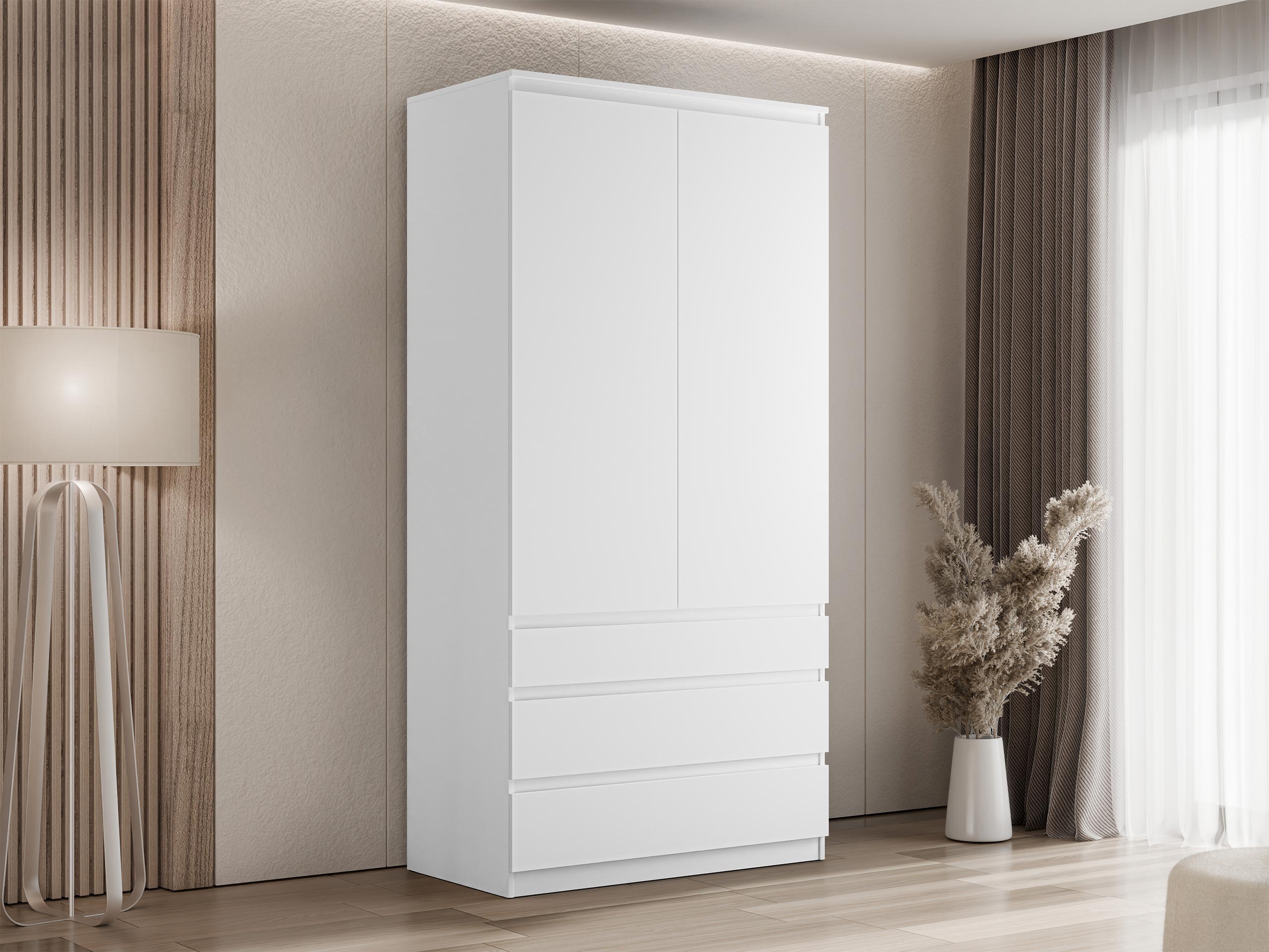 Kleiderschrank Comfivo Structor (Weiß)