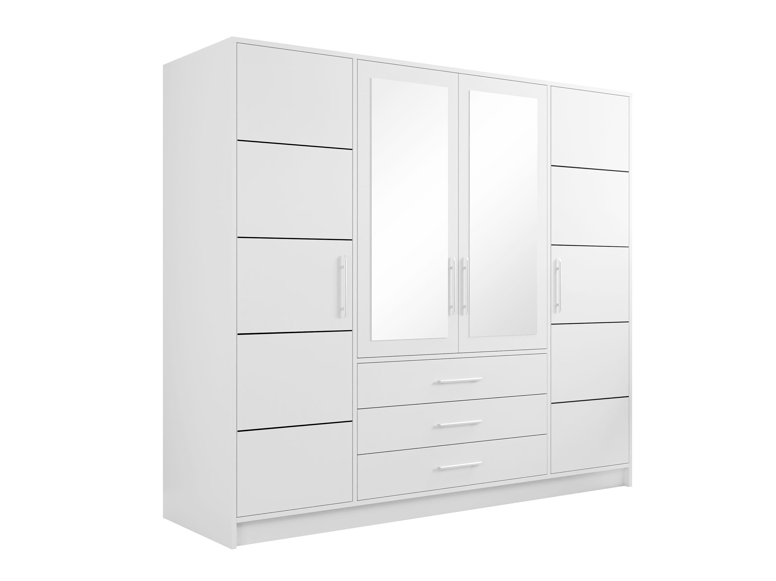 Kleiderschrank Dortivu (Weiß)