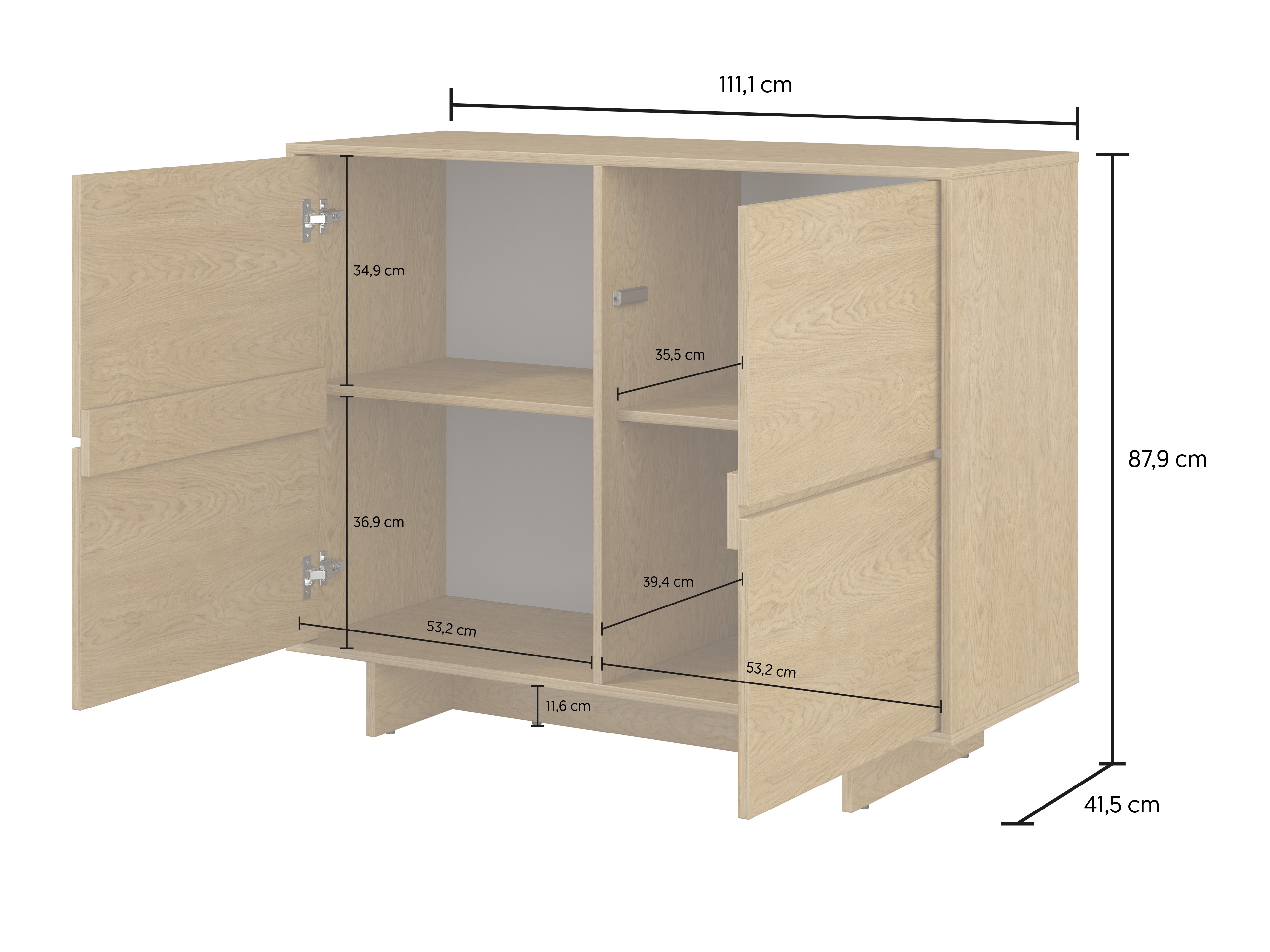 Wohnzimmer-Sets Cavbali 103 (Helles Holz)