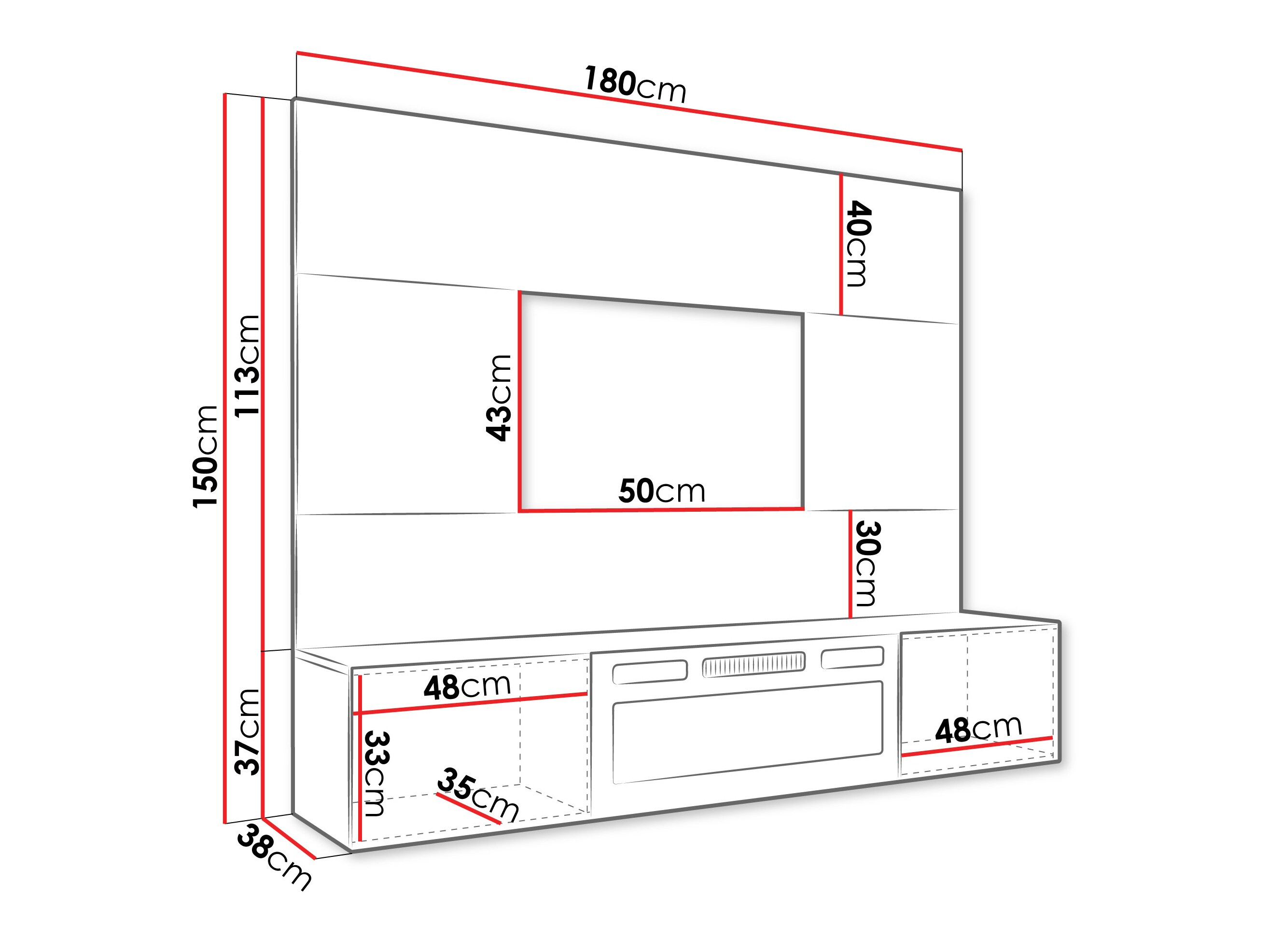 Wohnzimmer-Sets Comfivo Salix VII (Weiß + Weißer Marmor)
