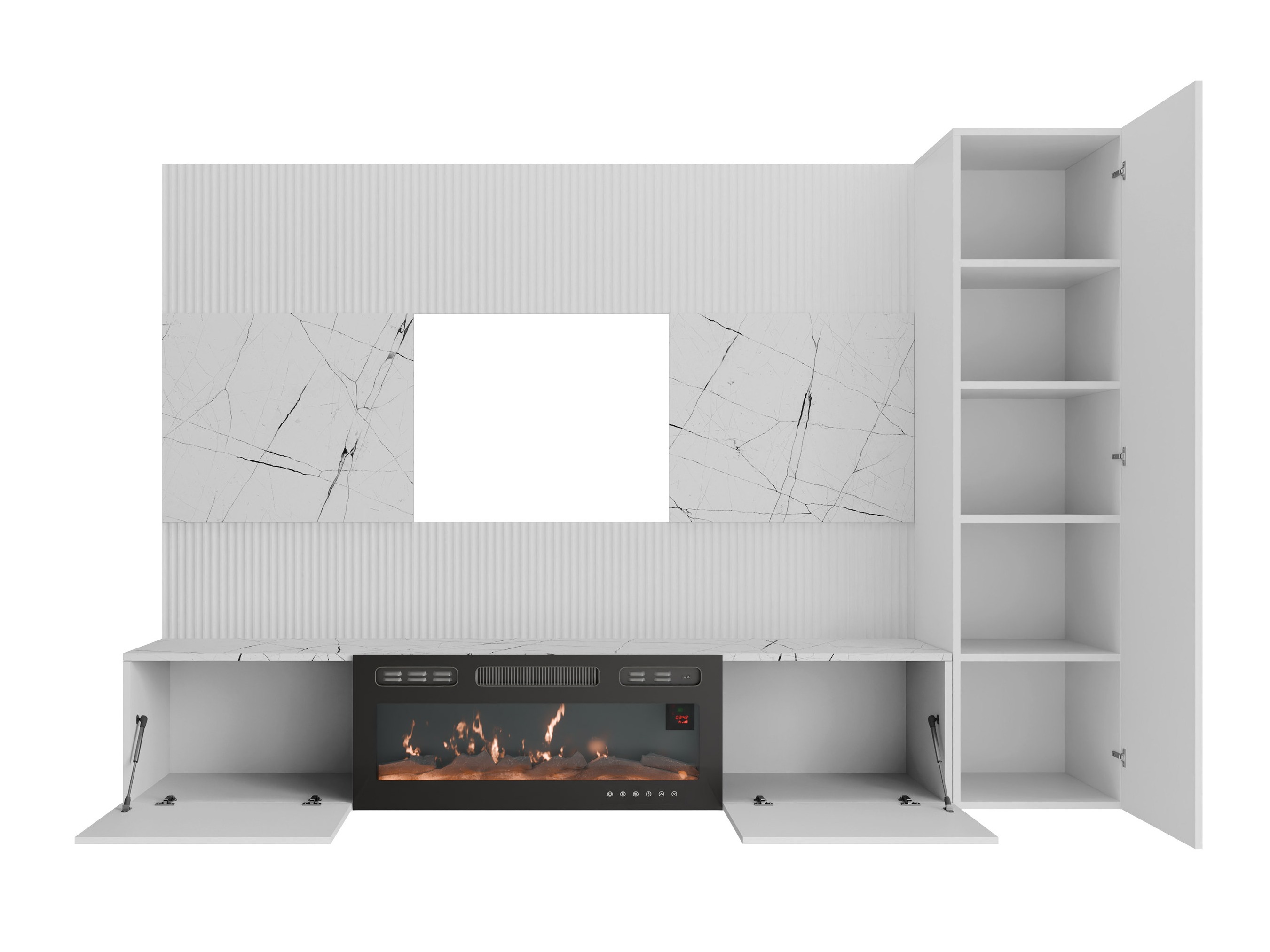Wohnzimmer-Sets Comfivo Salix IX (Beige + Eiche Cremona)