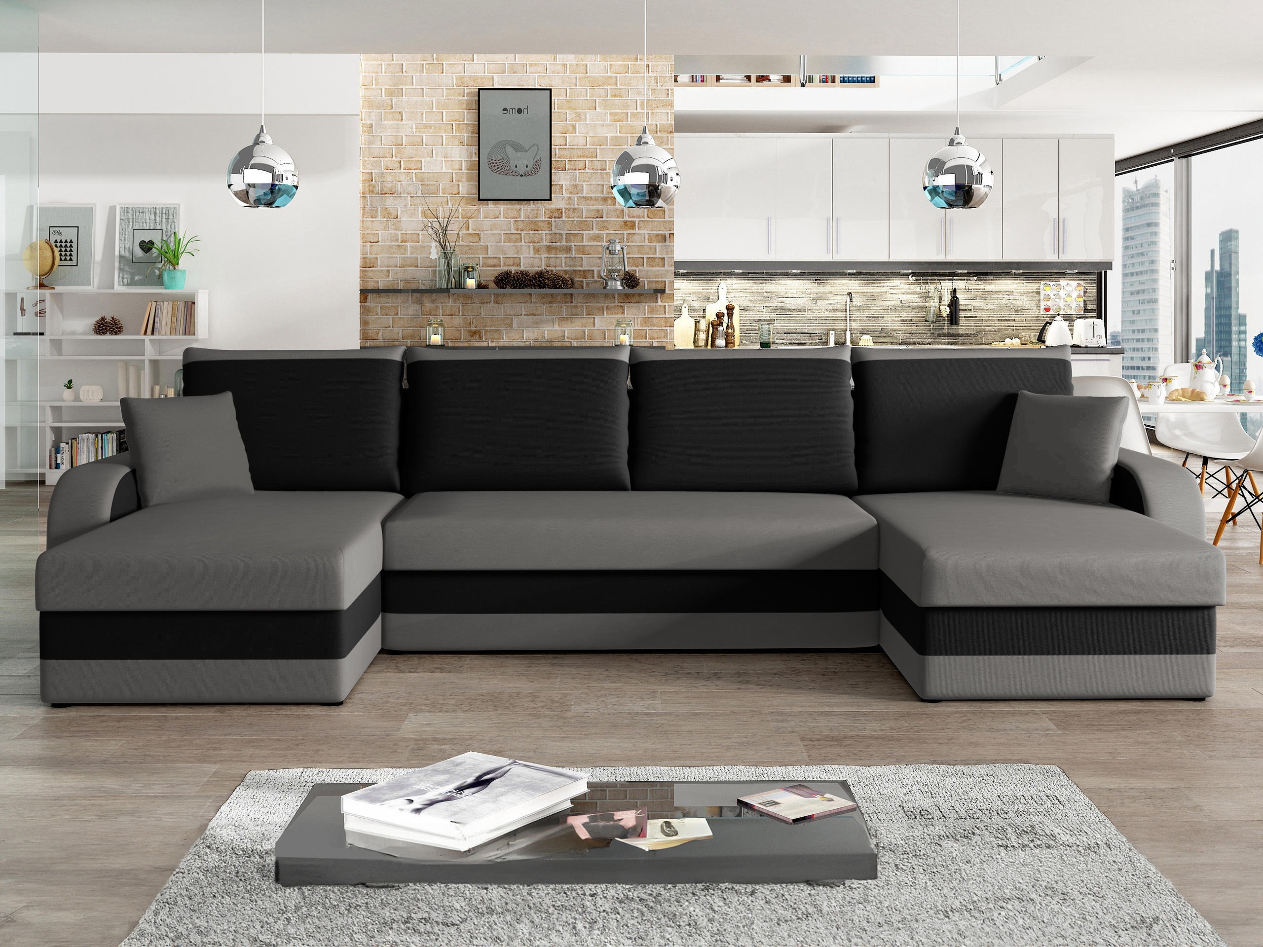 Ecksofa Comfivo Melissa IV (Alova 36 + Alova 04)