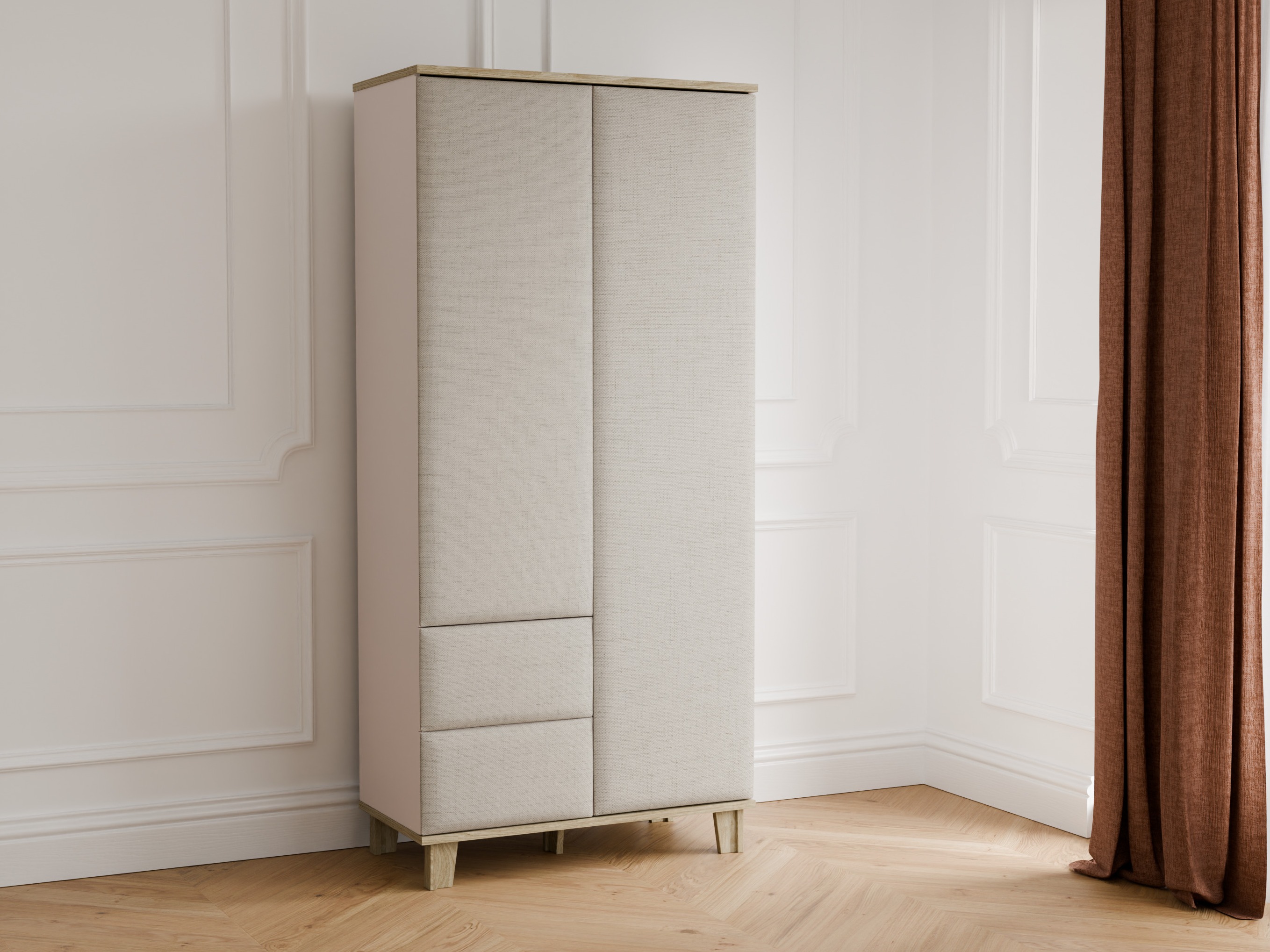 Kleiderschrank Evarveru 100 (Moly 02)