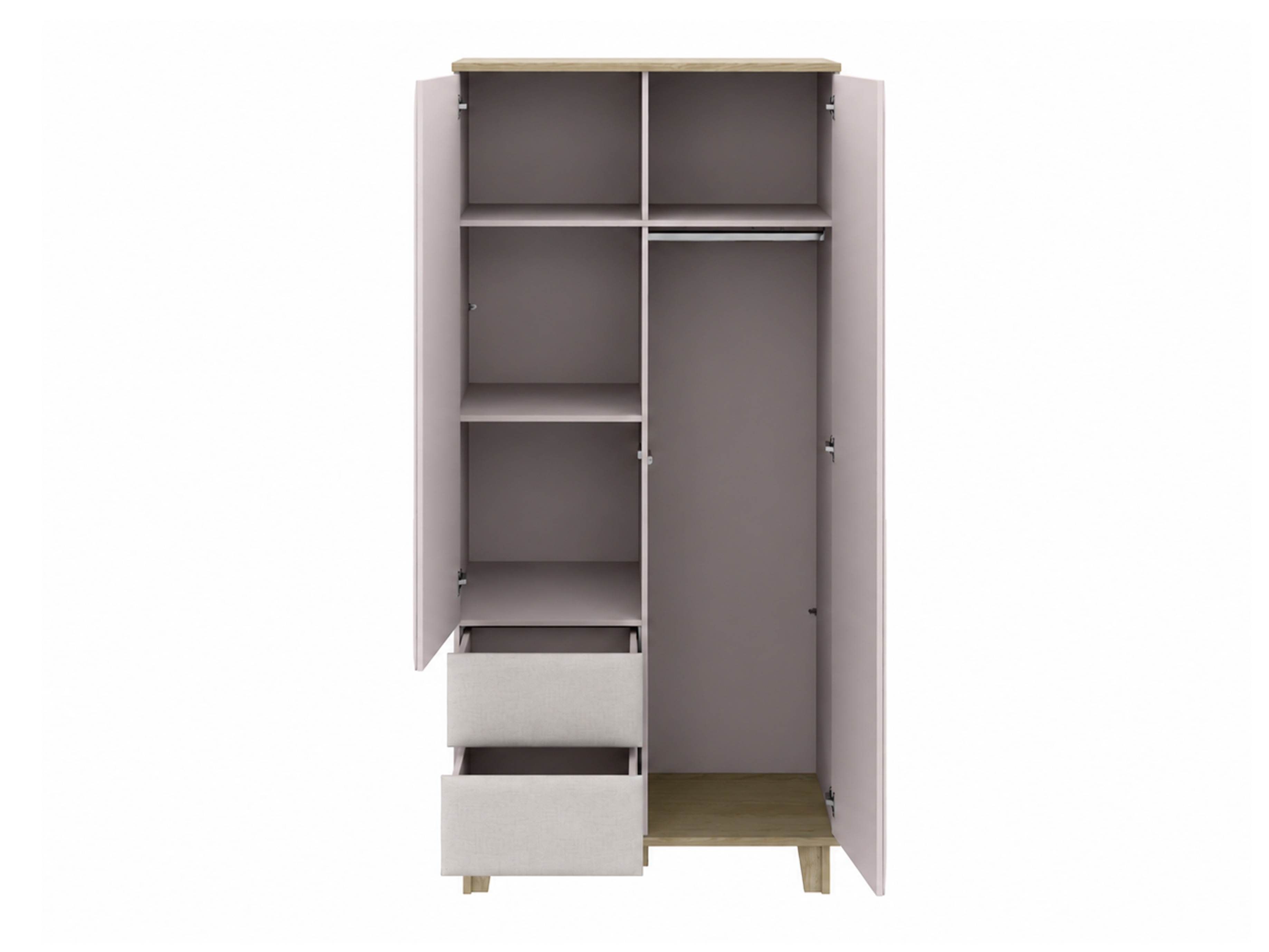Kleiderschrank Evarveru 100 (Moly 02)