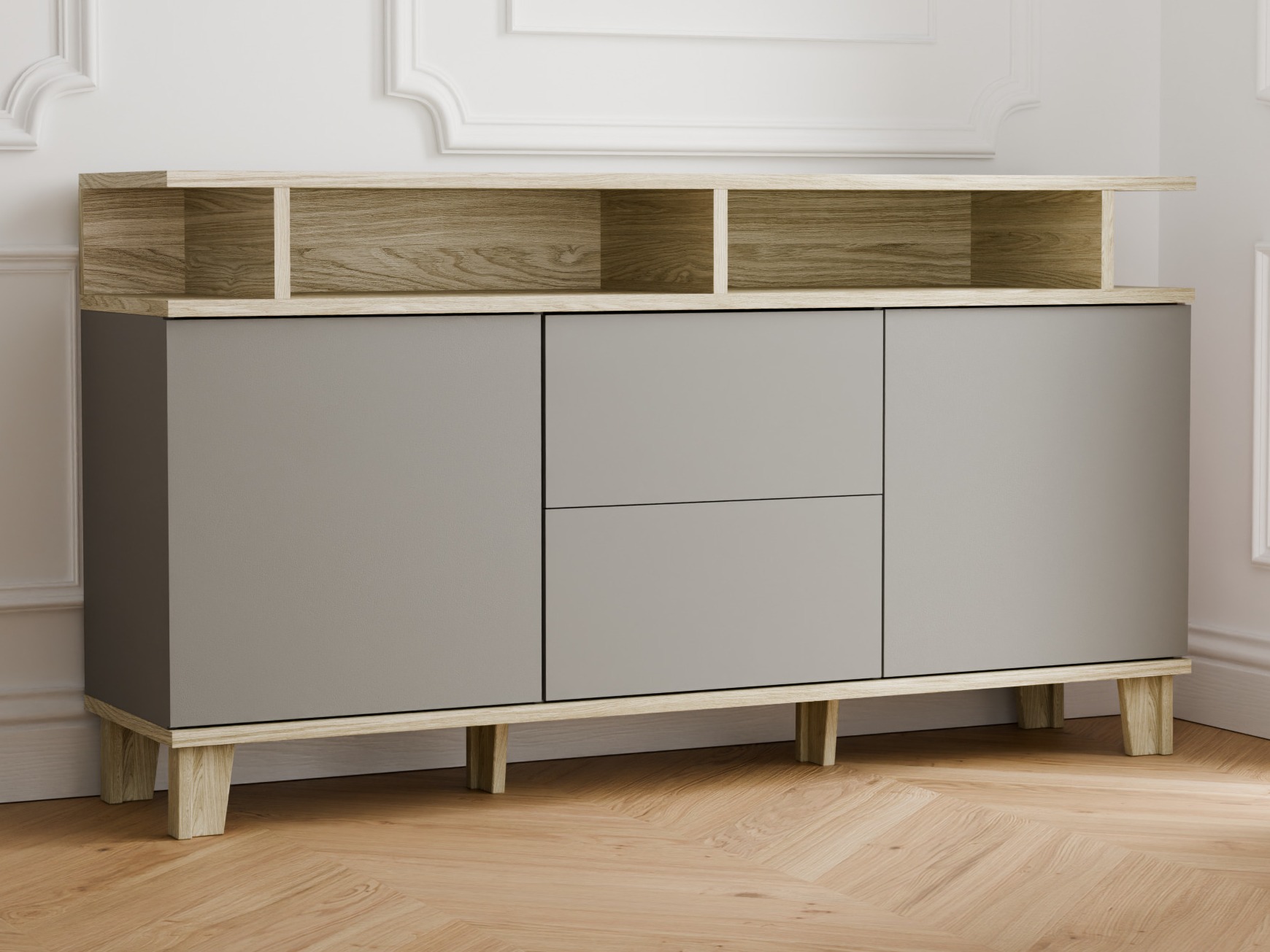 Kommoden Evarveru 105 (Grau)