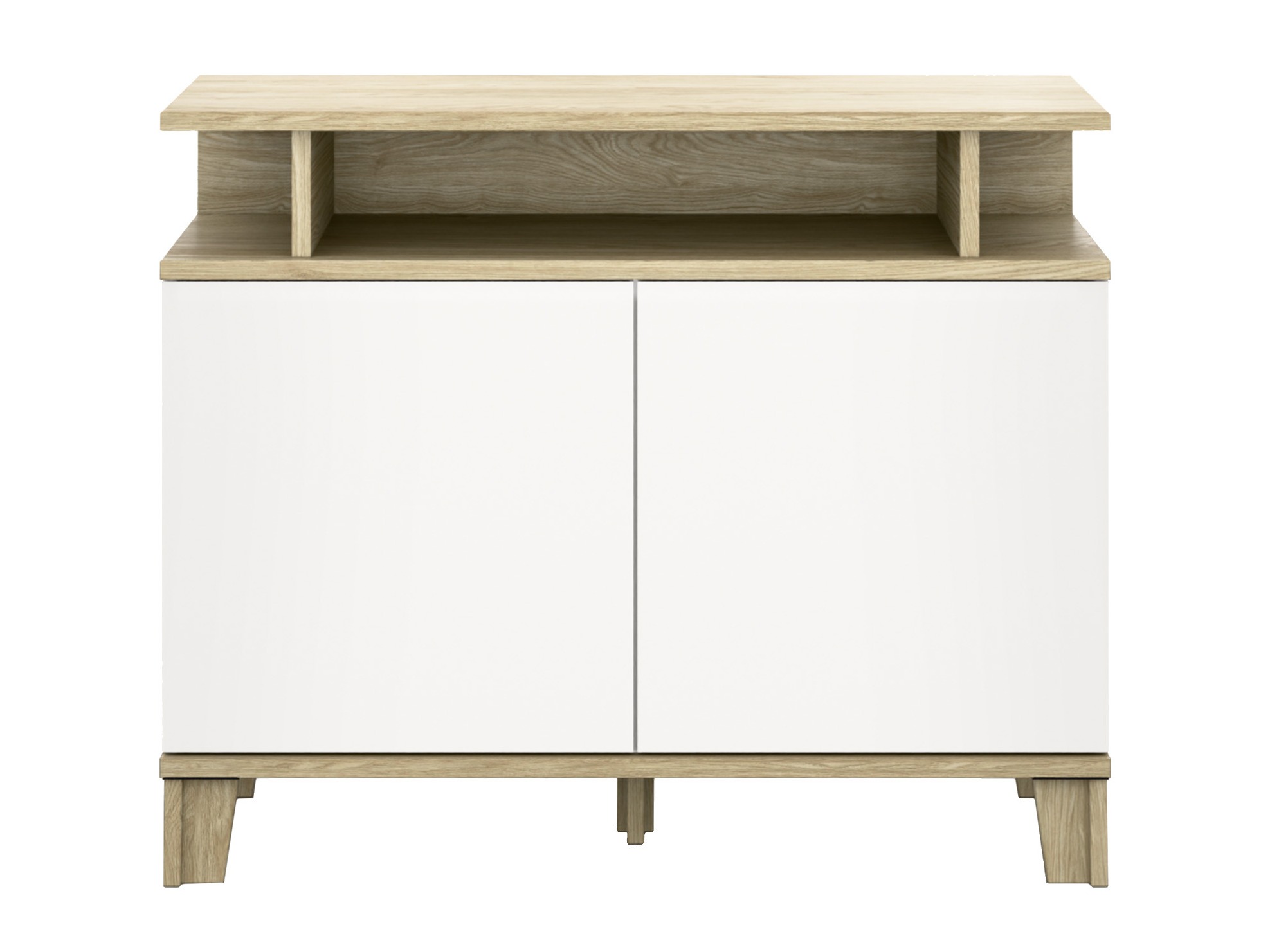 Sideboard Evarveru 107 (Matt weiß)