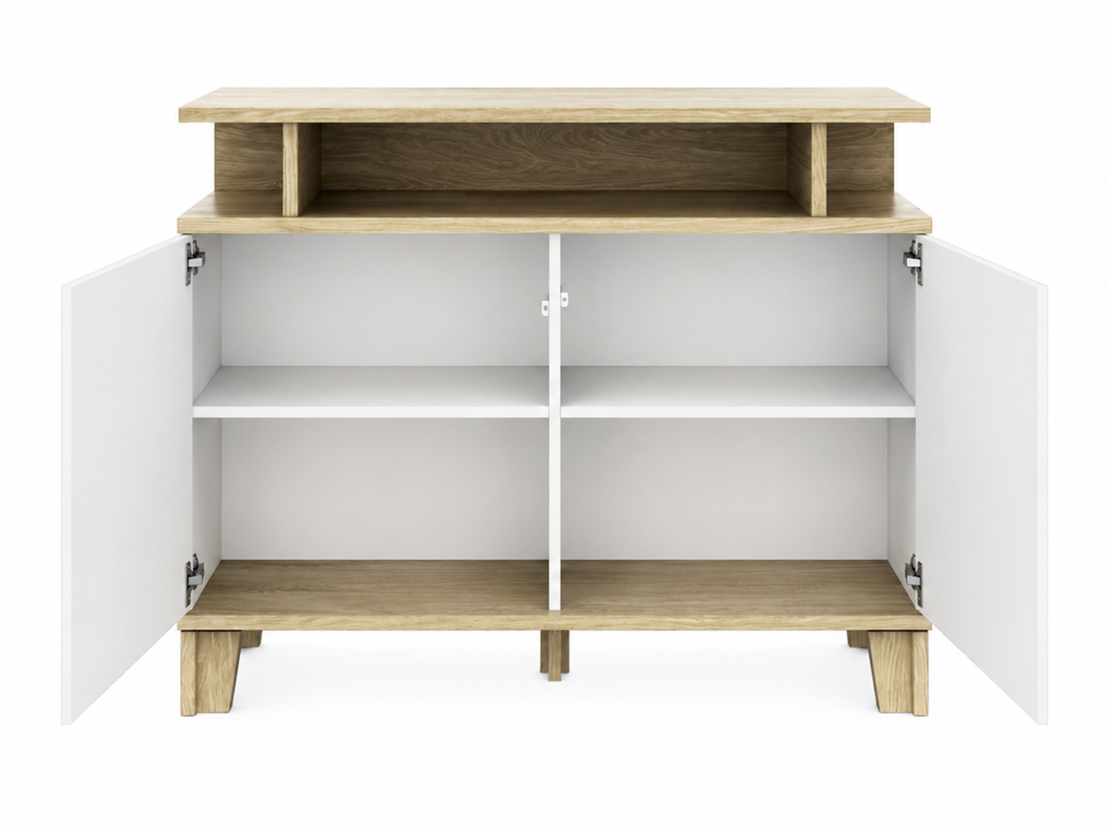 Sideboard Evarveru 107 (Matt weiß)