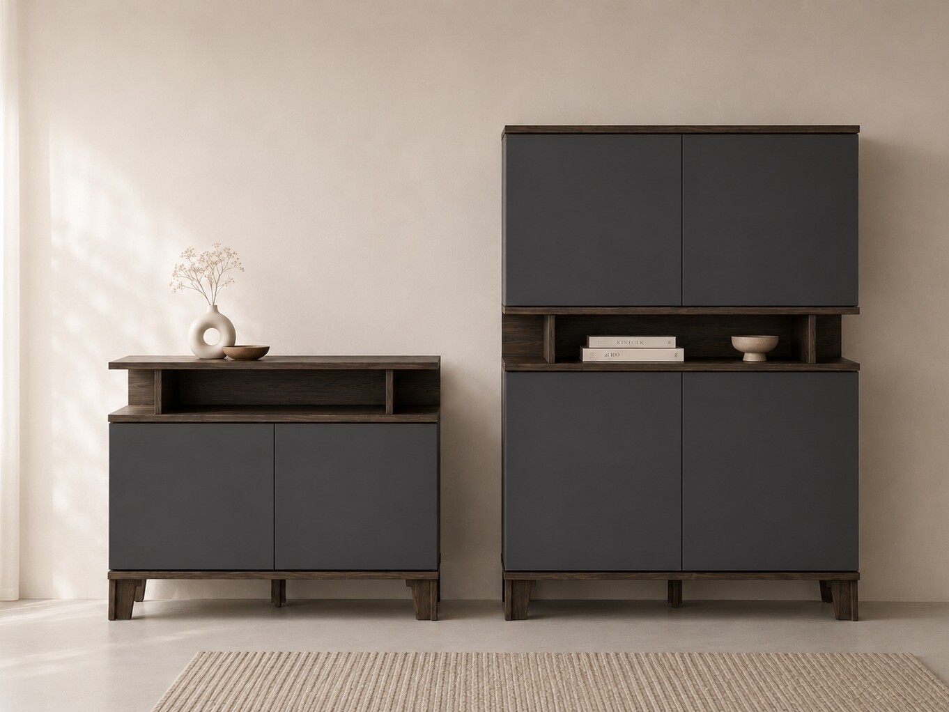 Sideboard Evarveru 107 (Anthrazit)