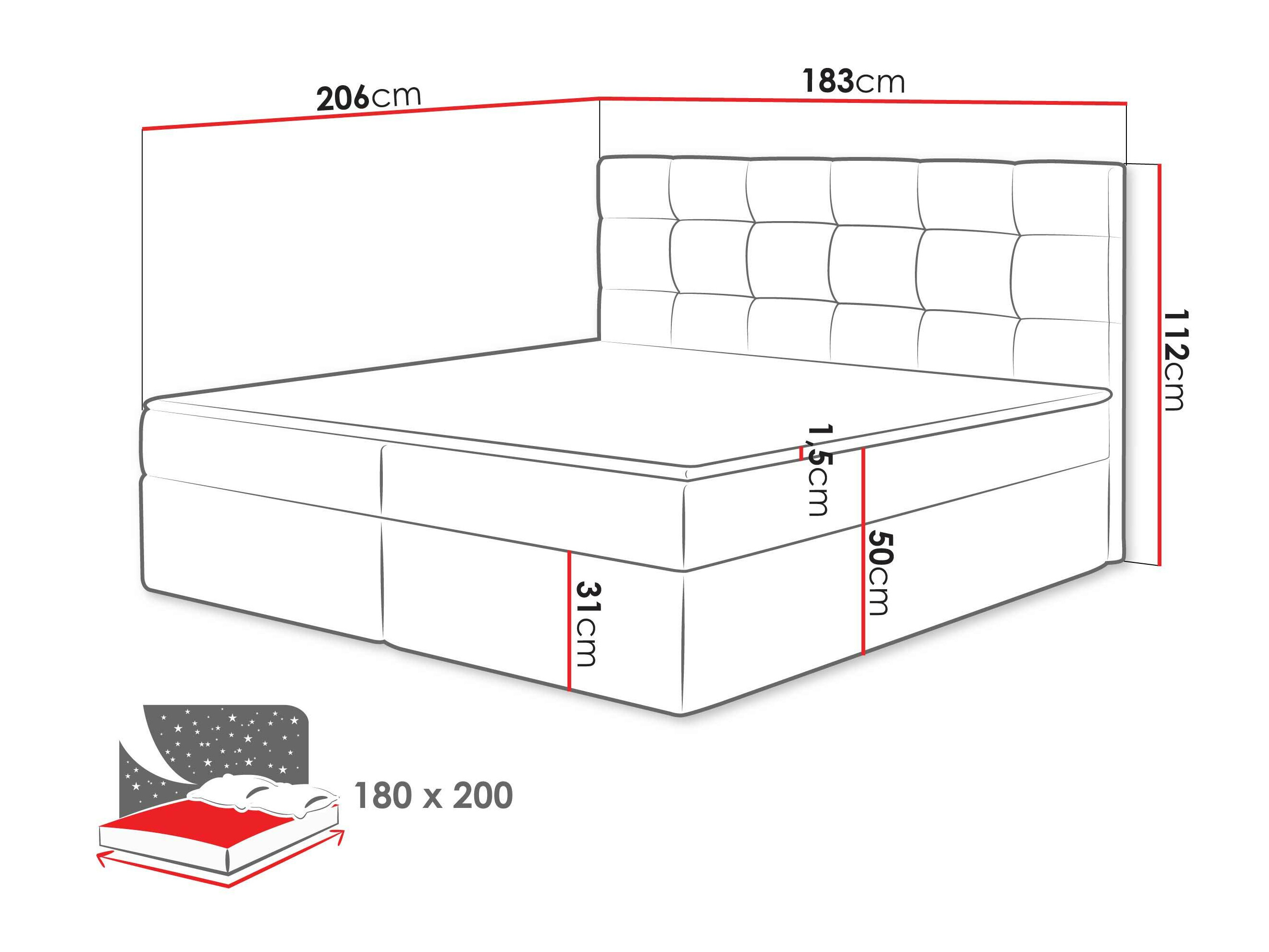 Boxspringbett Comfivo Osculum I (Polo 894)