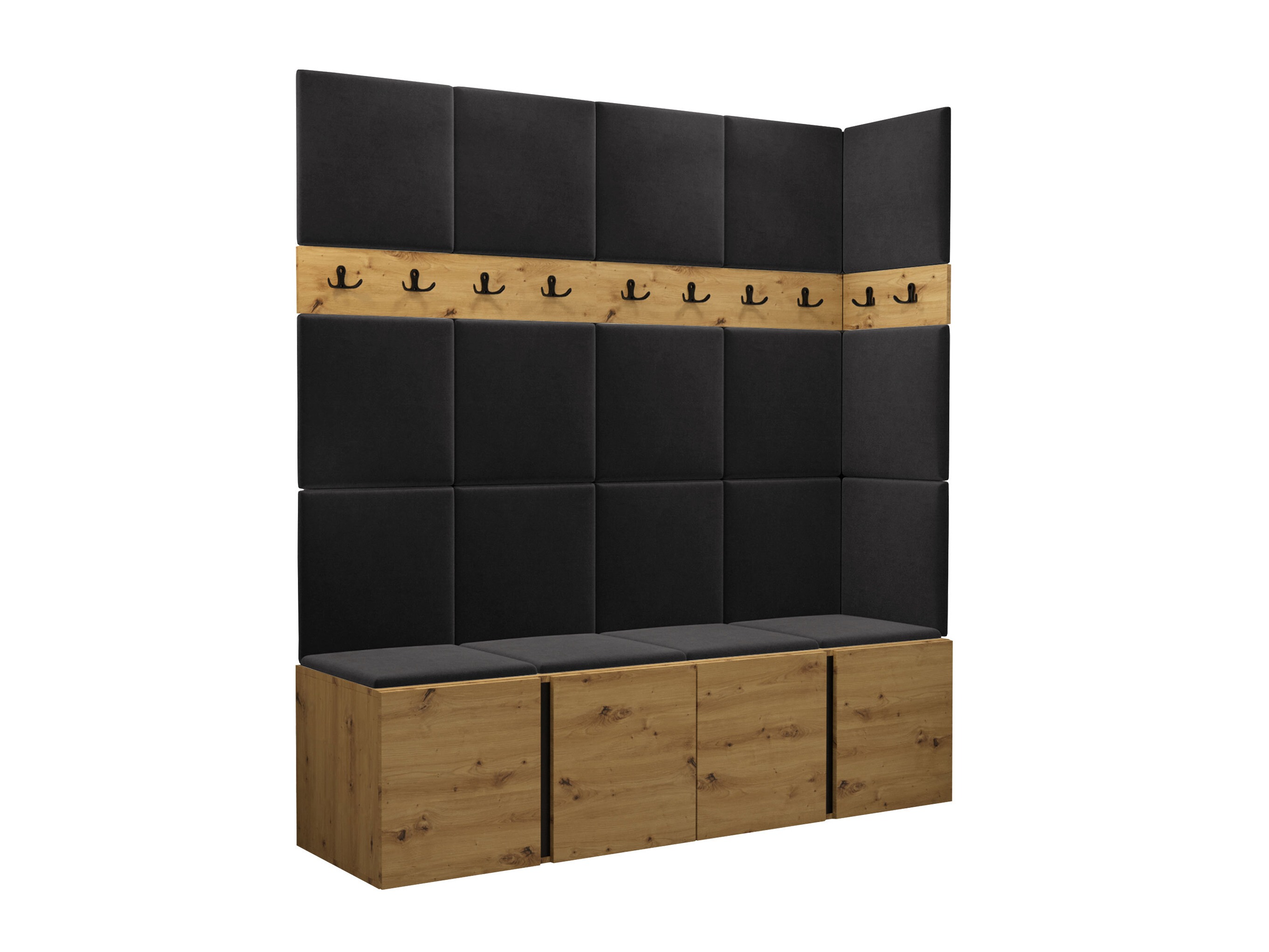 Flurgarnitur Pinis II (Artisan Eichenholzoptik)