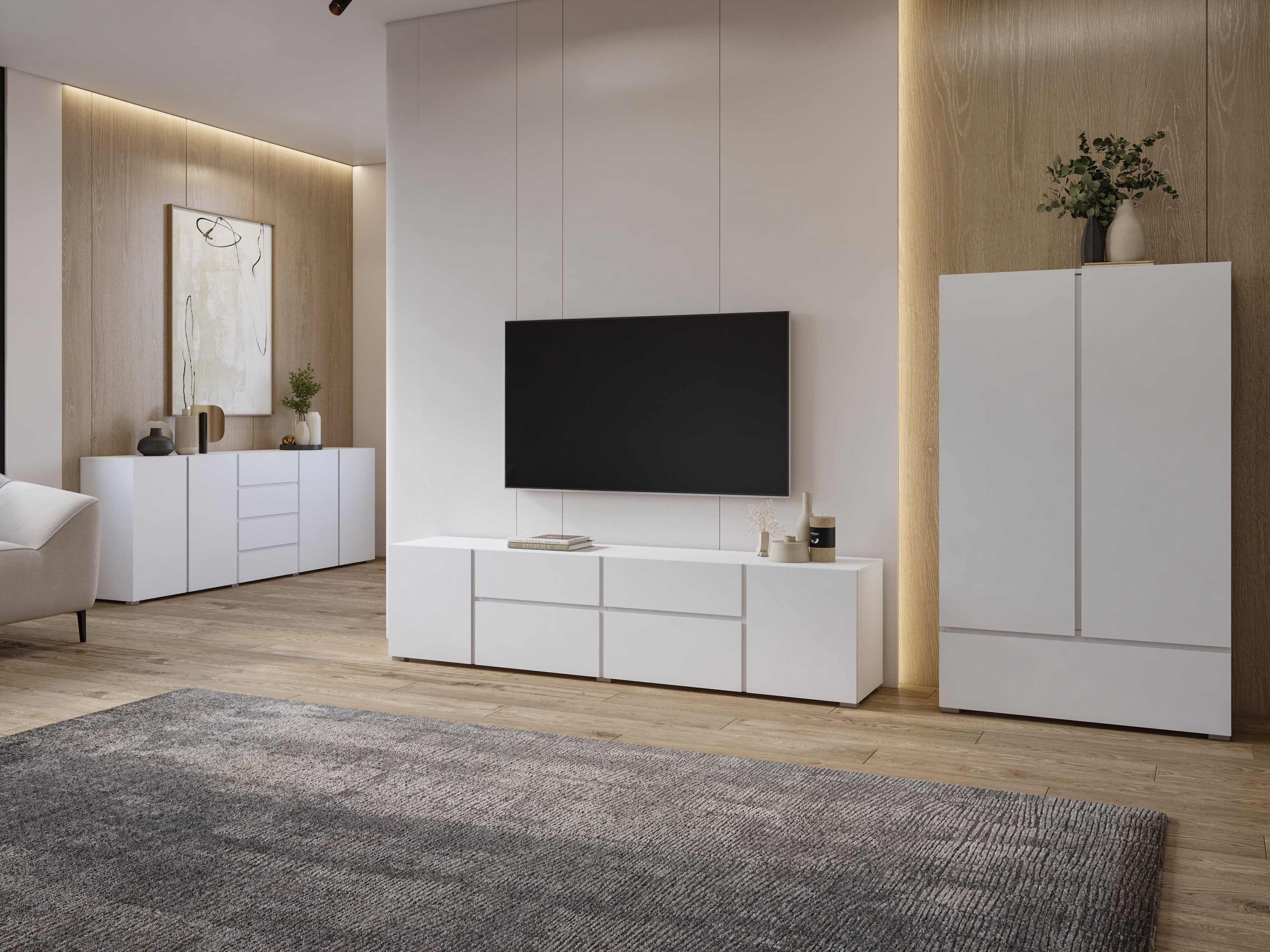 Regal Elbleve 106 (Weiß)