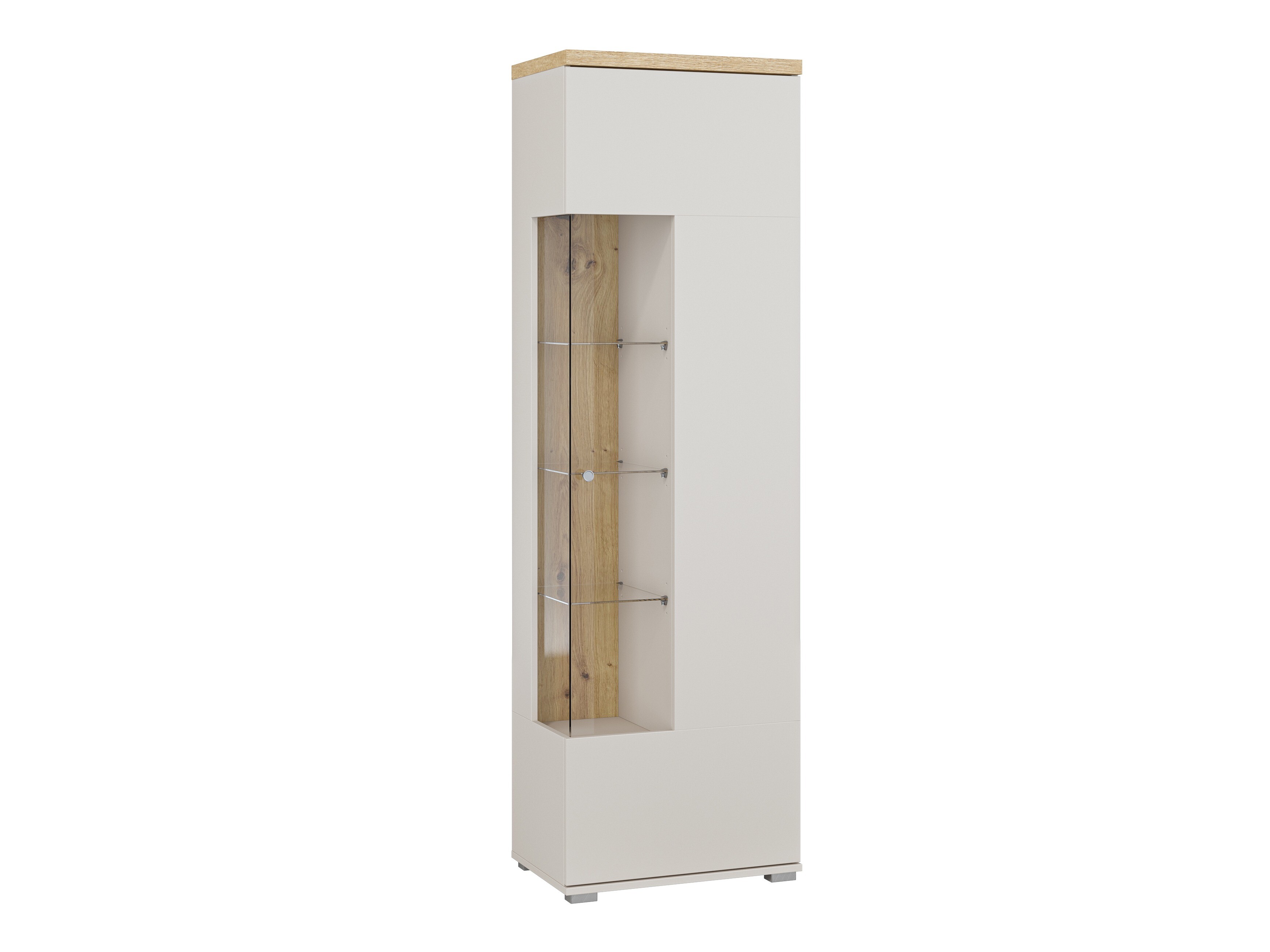 Regal Virvele 102 (Kaschmir + Eichenholzoptik hell)