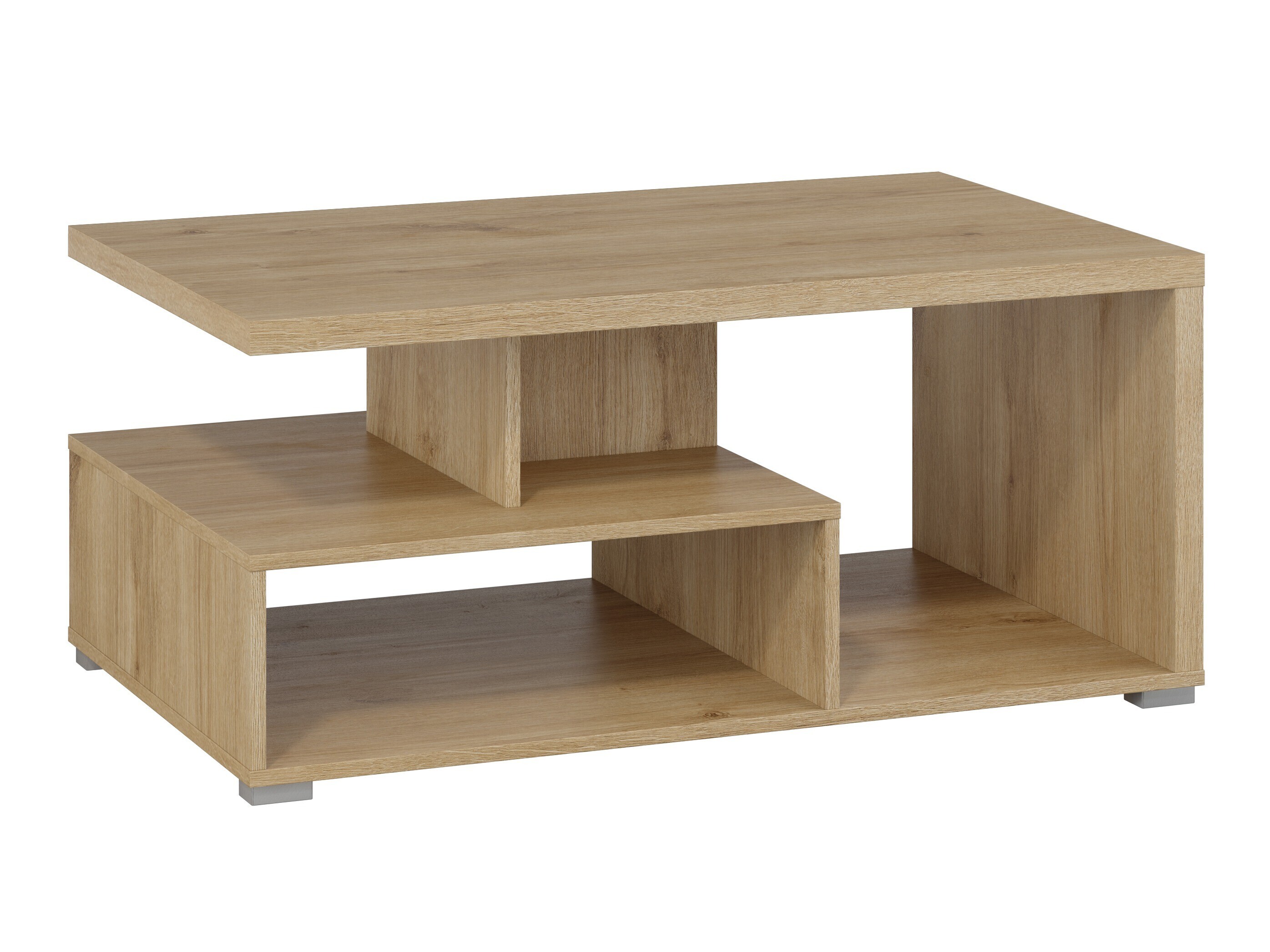 Wohnzimmer-Sets Virvele 103 (Kaschmir + Eichenholzoptik hell)