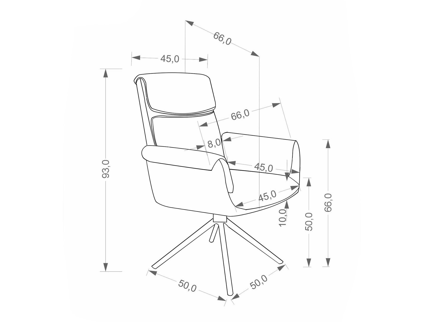 Stuhl Houston 2205 (Baltimore 05 + Kaschmir)