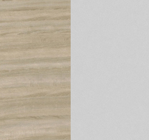 TV-Möbel Bristol 111 (Sonoma Eichenholzoptik + Weiß glänzend)