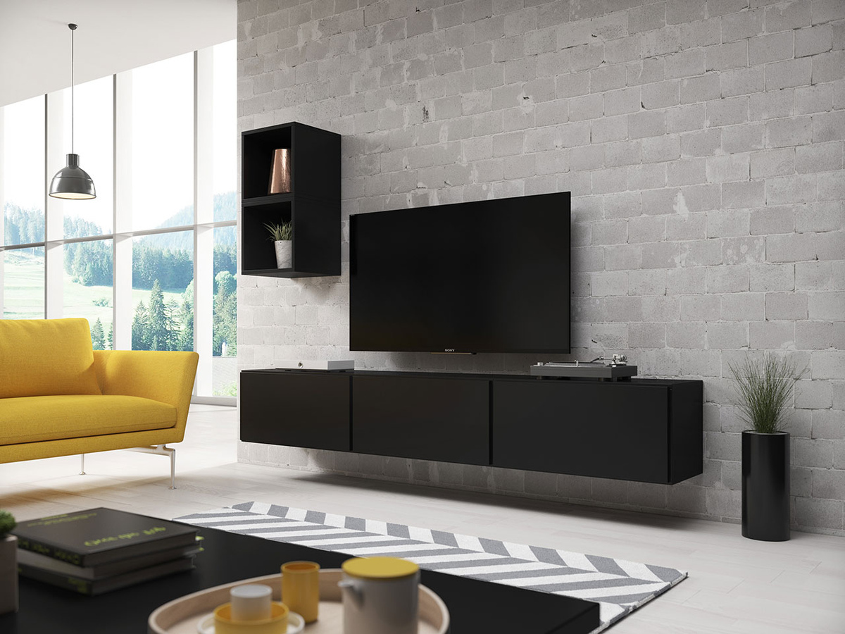 Wohnzimmer-Sets Corbele 112 (Schwarz)