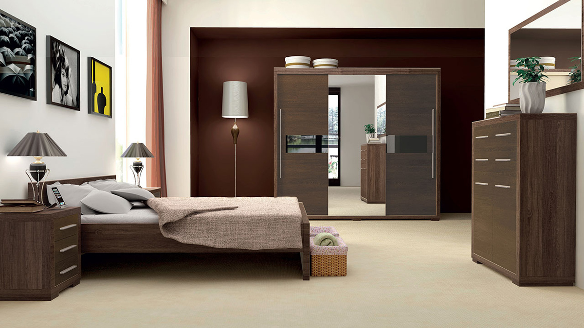 Kommoden Fiomeri 100 (Eichenholzoptik Santana dunkel)